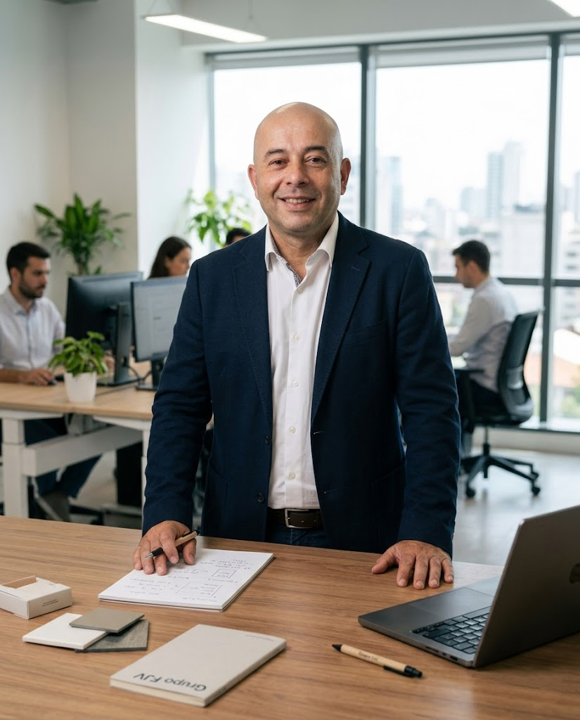 Fran Vicente en contexto profesional